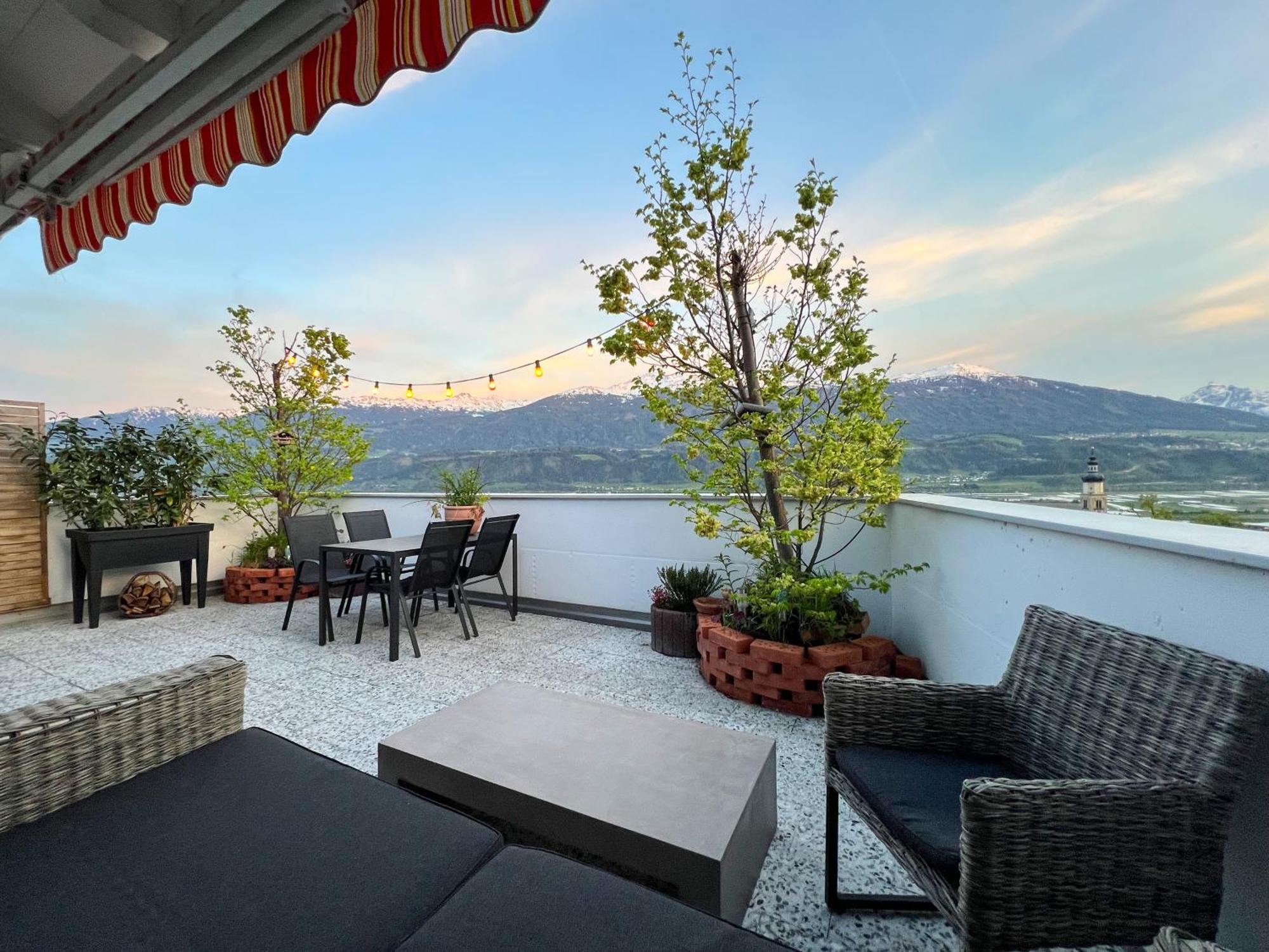 Apartmán Sunny Mountain Loft - Terrace & Garden Thaur Exteriér fotografie