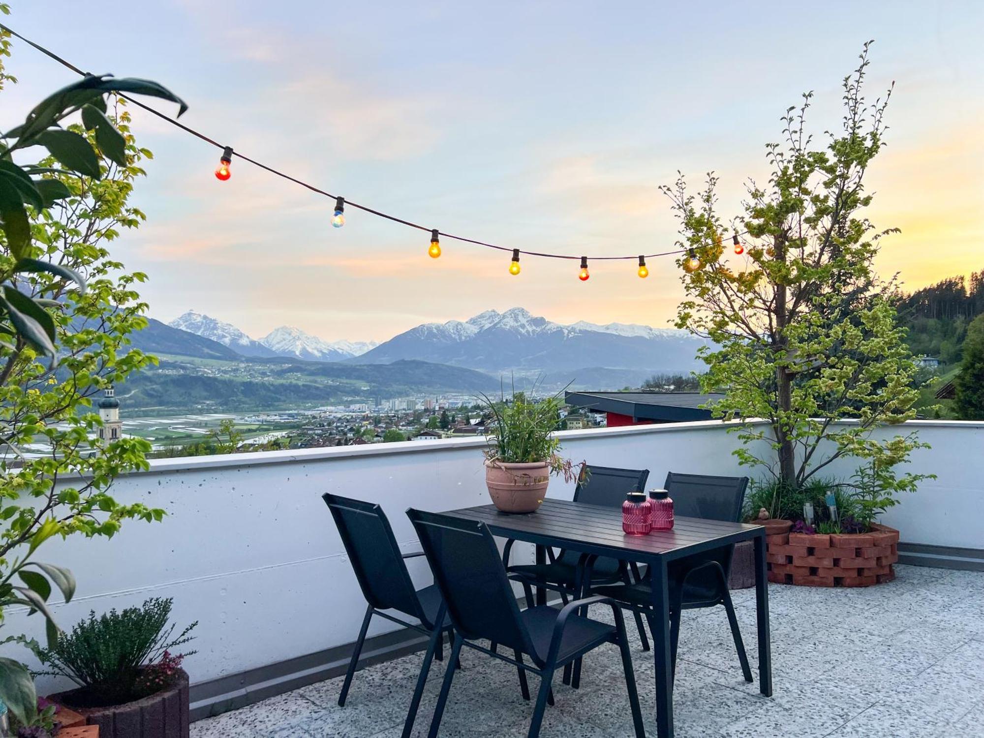 Apartmán Sunny Mountain Loft - Terrace & Garden Thaur Exteriér fotografie