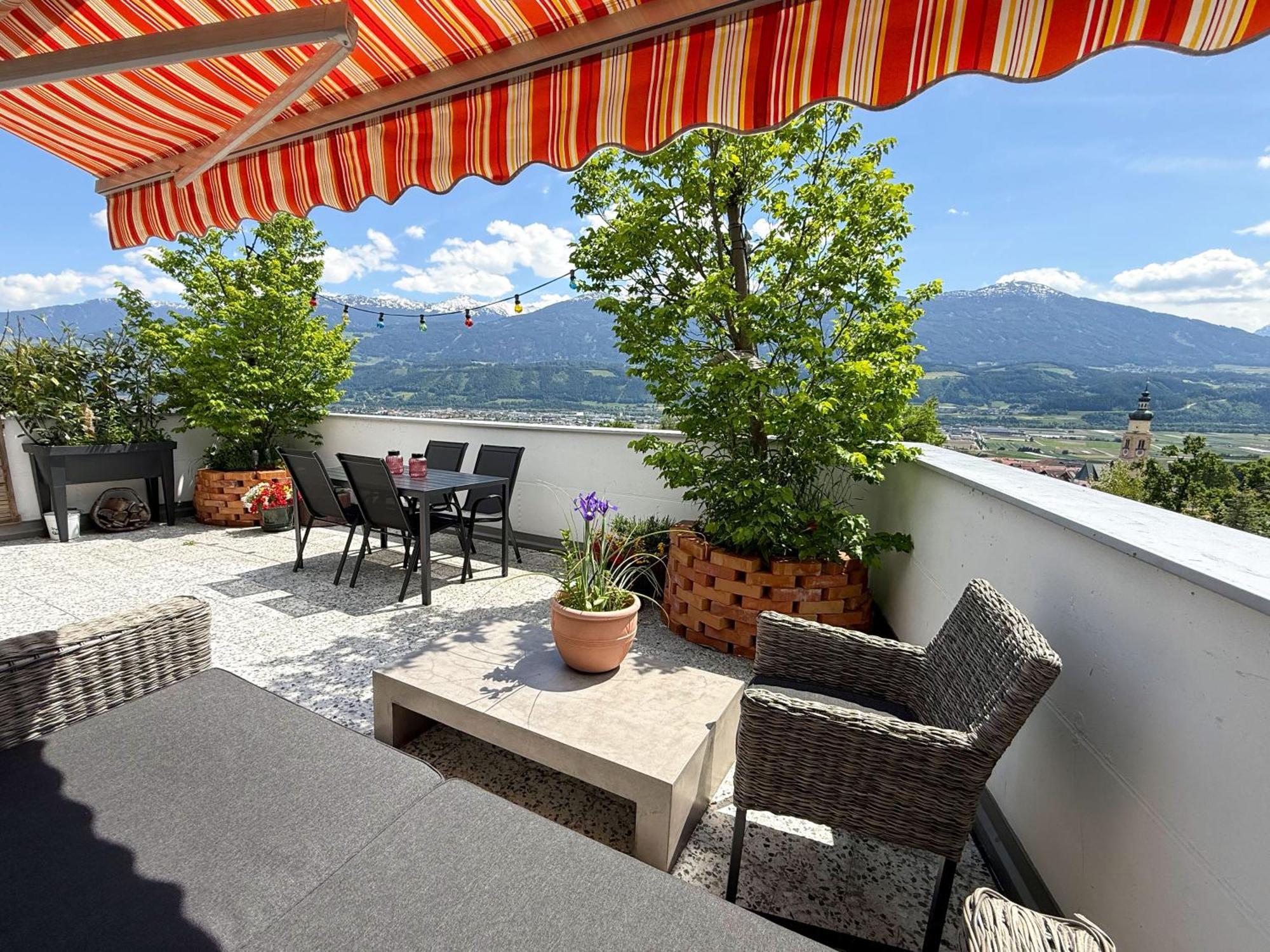 Apartmán Sunny Mountain Loft - Terrace & Garden Thaur Exteriér fotografie